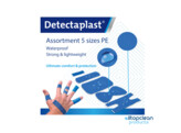 DETECTAPLAST WATERPROOF BLAUWE PLEISTERS  ASSORTIMENT  5 - 40ST