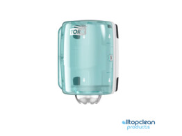 TORK M2 CENTERFEED DISPENSER WIT/TURQUOISE