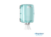 TORK M2 CENTERFEED DISPENSER WIT/TURQUOISE