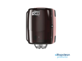 TORK M2 CENTERFEED DISPENSER ZWART/ROOD