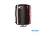 TORK M2 CENTERFEED DISPENSER ZWART/ROOD